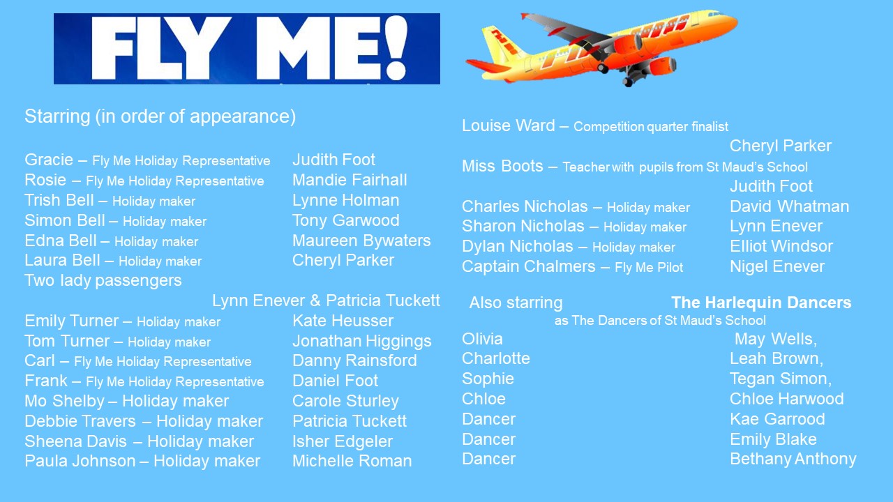 Fly Me! The Cast